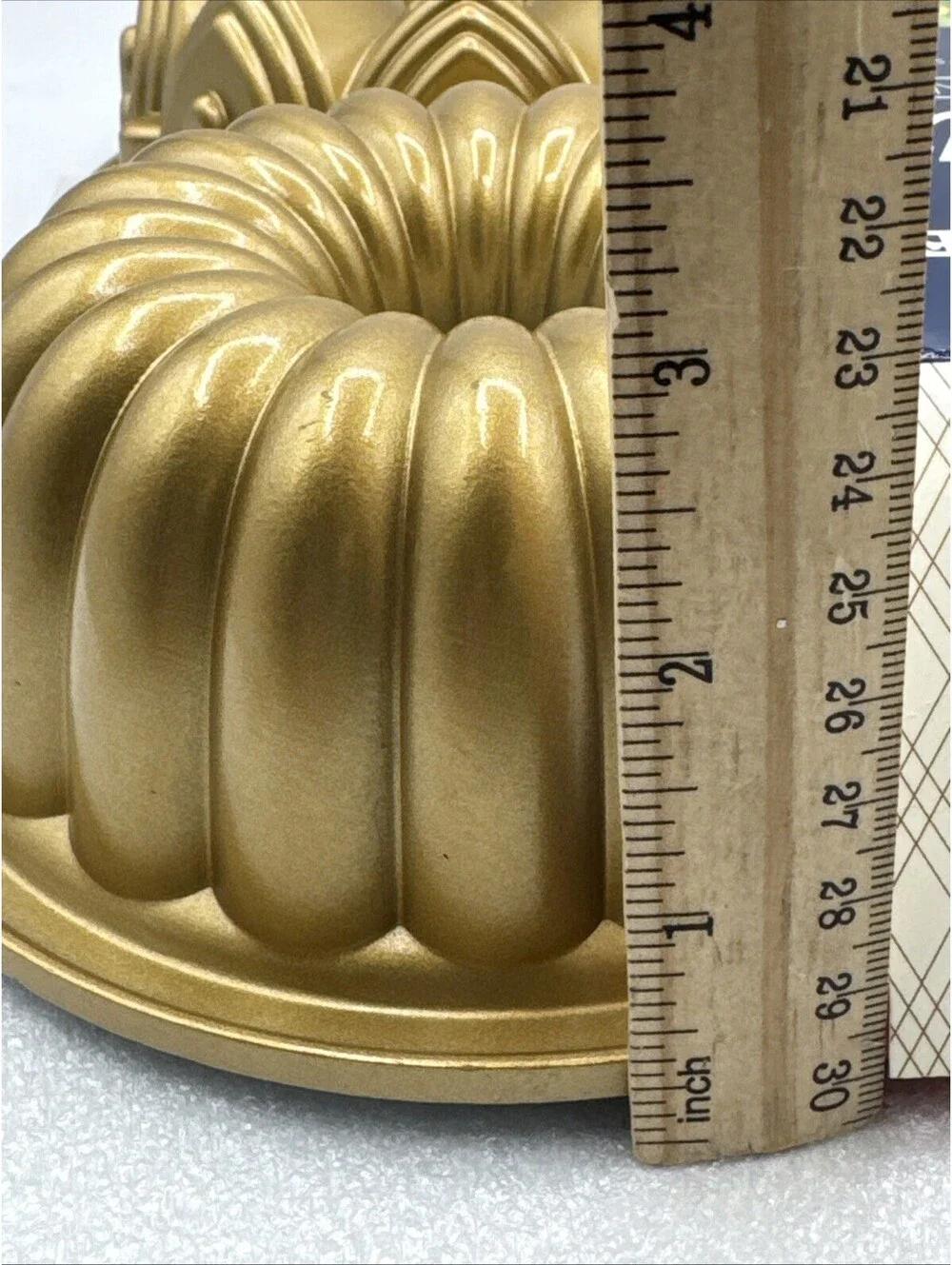 Nordic Ware Gold Bundt Quartet 4 Bundt Cake Pan 5.5” X 3” 4 Different Designs